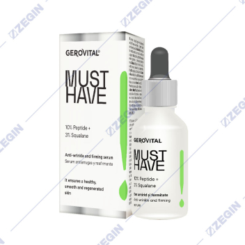 Gerovital Must Have Anti wrinkle and firming serum 10% Peptide+3% Squalane oci brcki koza bori