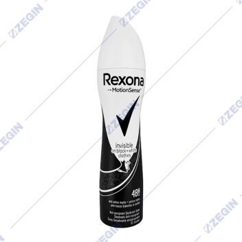 Rexona motion sense invisible on black + white clothes antiperspirant dezodorans