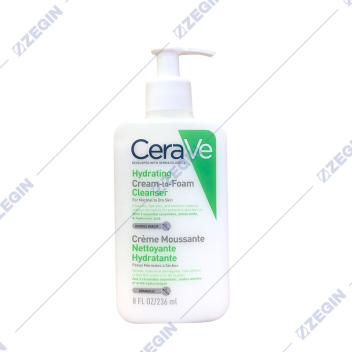 Cerave Hydrating Cream to Foam Cleanser 236 ml hidratantna kremasto penasta emulzija za cistenje lice