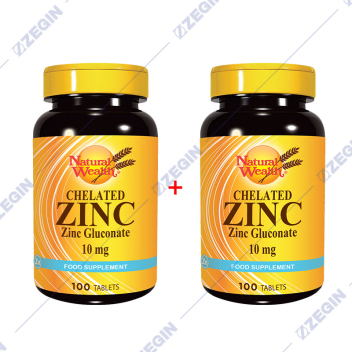 Natural Wealth Chelated Zinc Gluconate 10mg 1+1 cink