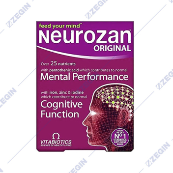 Vitabiotics Neurozan Original Feed Your Mind with iron, zinc, iodine zelezo, jod, cink