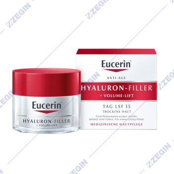 EUCERIN Hyaluron-Filler + Volume Lift day cream for dry skin 89758 dneven krem so hijaluronska kiselina