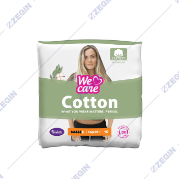 VIOLETA We Care Cotton Super+, 10 pcs higienski vloski, uloski